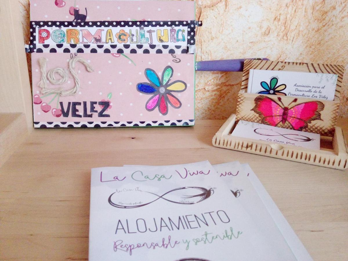 La Casa Viva. Alojamiento Responsable Y Sostenible. Vélez Blanco Exteriör bild